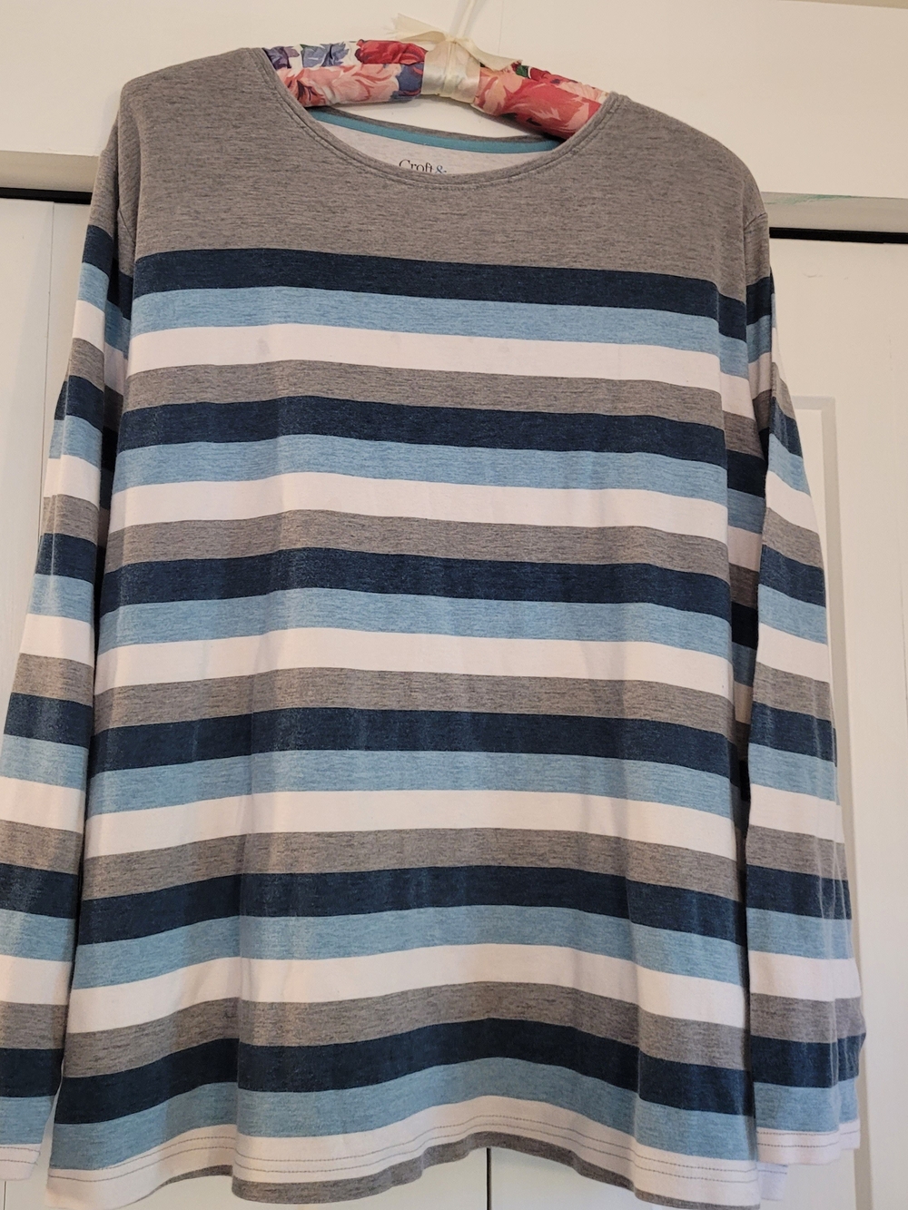 Croft & Barrow Crewneck Striped T-shirt
